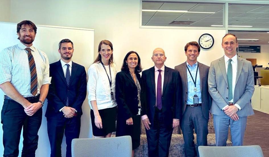 Autoridades de Uruguay en misión oficial en Estados Unidos. Autoridades de Uruguay en misión oficial en Estados Unidos.