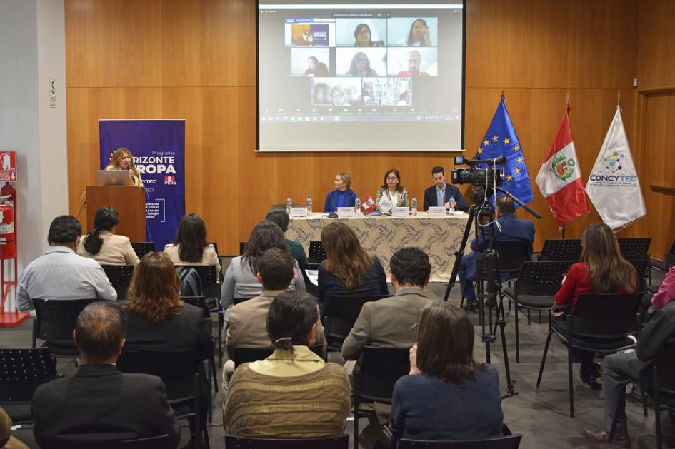 Talleres Programa Horizonte Europa en Lima, Perú.