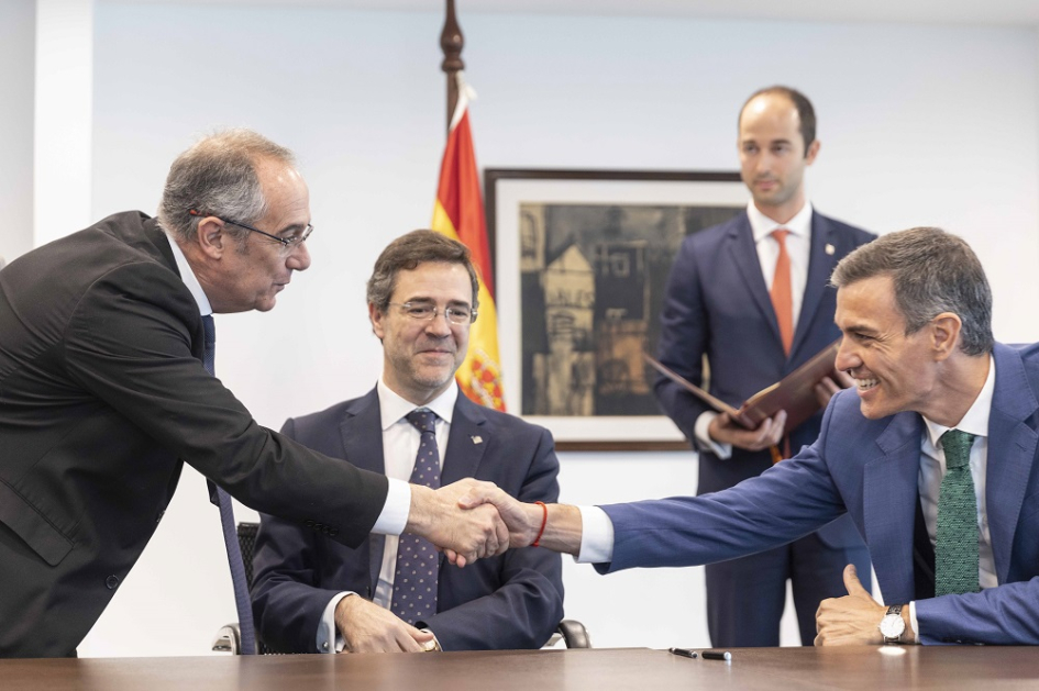 Firma del documento Alianza para el Desarrollo Sostenible Uruguay - España 2025-2030
