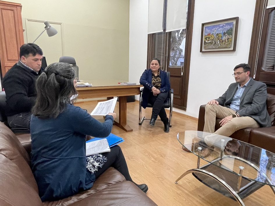 Reunión de trabajo en la Intendencia de Durazno