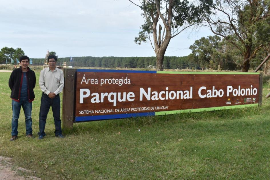 John Rueda y José Carlos Nieto del SERNANP de Perú