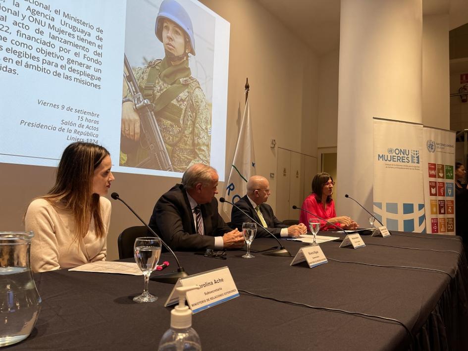 Uruguay fortalecerá la participación de las mujeres en operaciones de Paz de Naciones Unidas Uruguay fortalecerá la participación de las mujeres en operaciones de Paz de Naciones Unidas