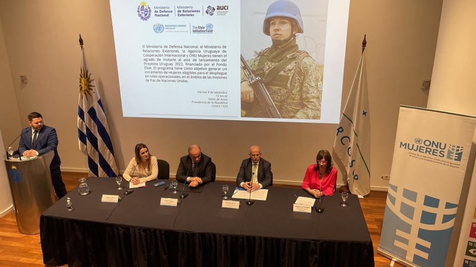 Uruguay fortalecerá la participación de las mujeres en operaciones de Paz de Naciones Unidas