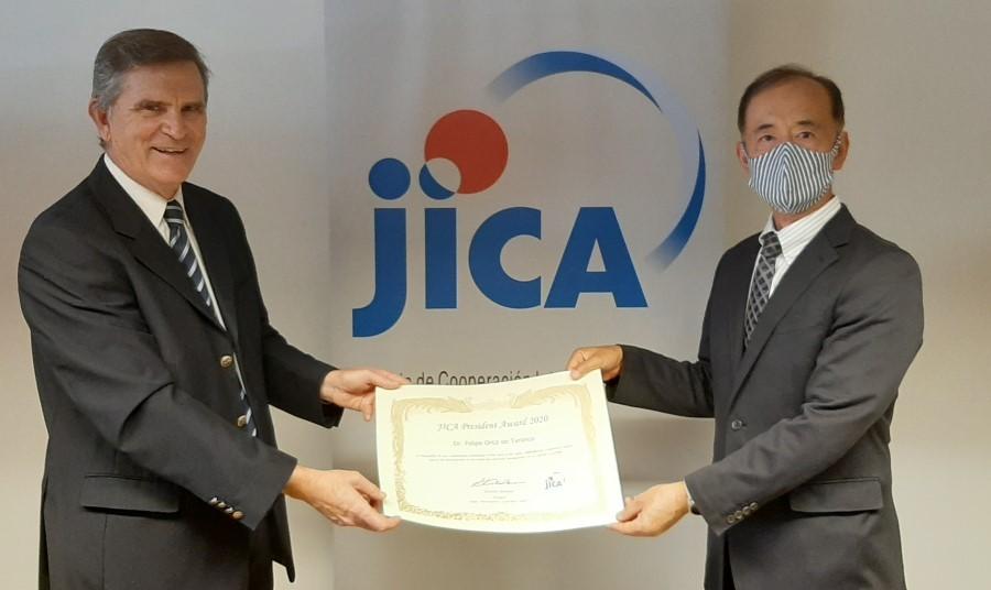 Entrega del “Premio Presidente de JICA 2020” Entrega del “Premio Presidente de JICA 2020”