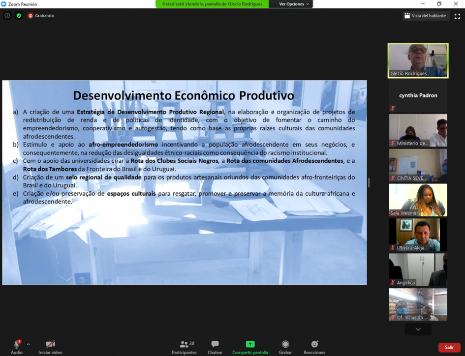 seminario virtual binacional (Brasil - Uruguay)