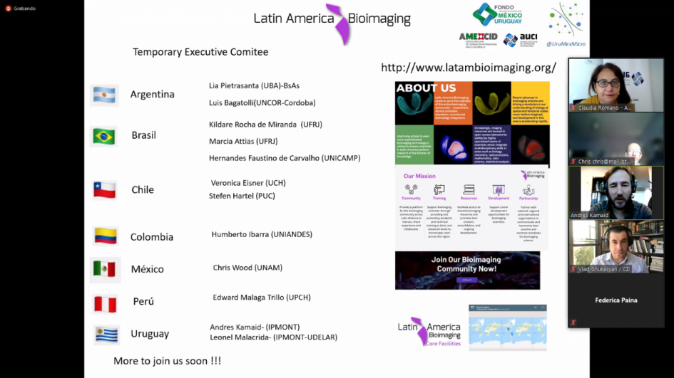 "Thematic workshop: Latin American Bioimaging Network: facts, experiences, and challenges"