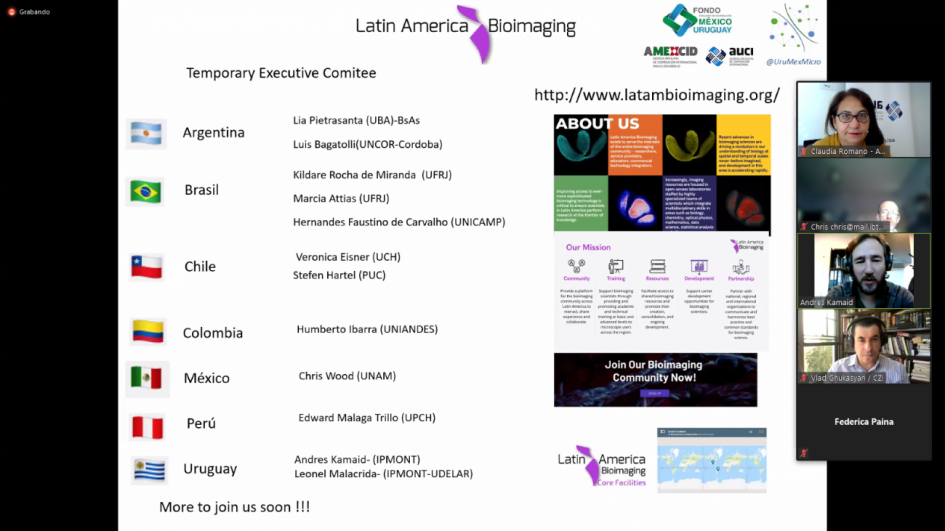 "Thematic workshop: Latin American Bioimaging Network: facts, experiences, and challenges" "Thematic workshop: Latin American Bioimaging Network: facts, experiences, and challenges"