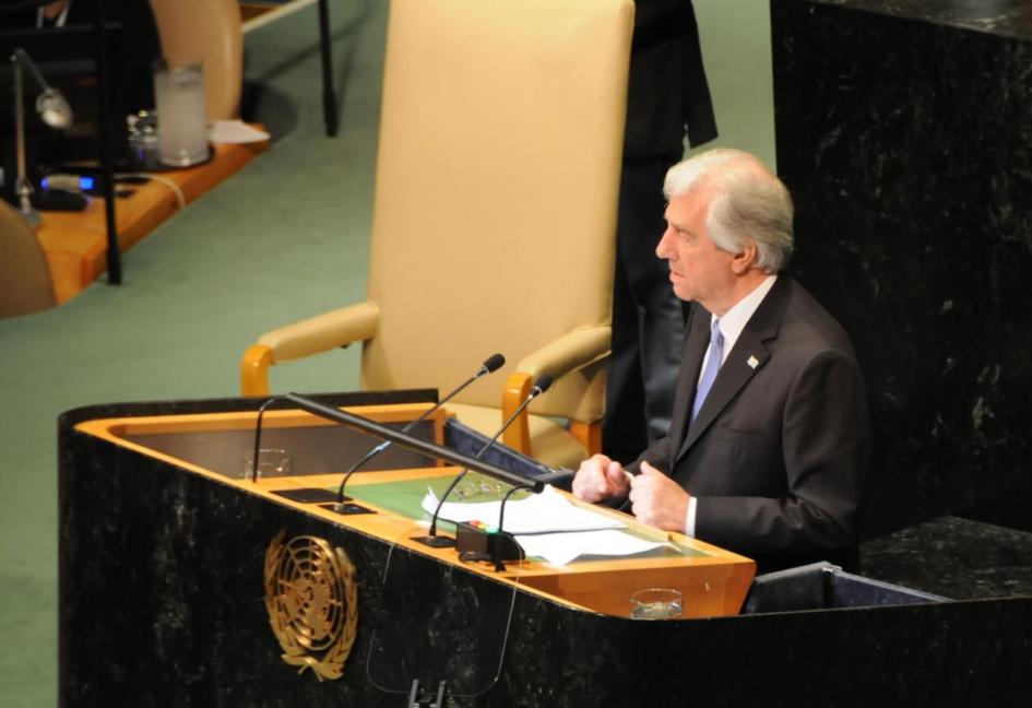 Vázquez ante la Asamblea General de la ONU