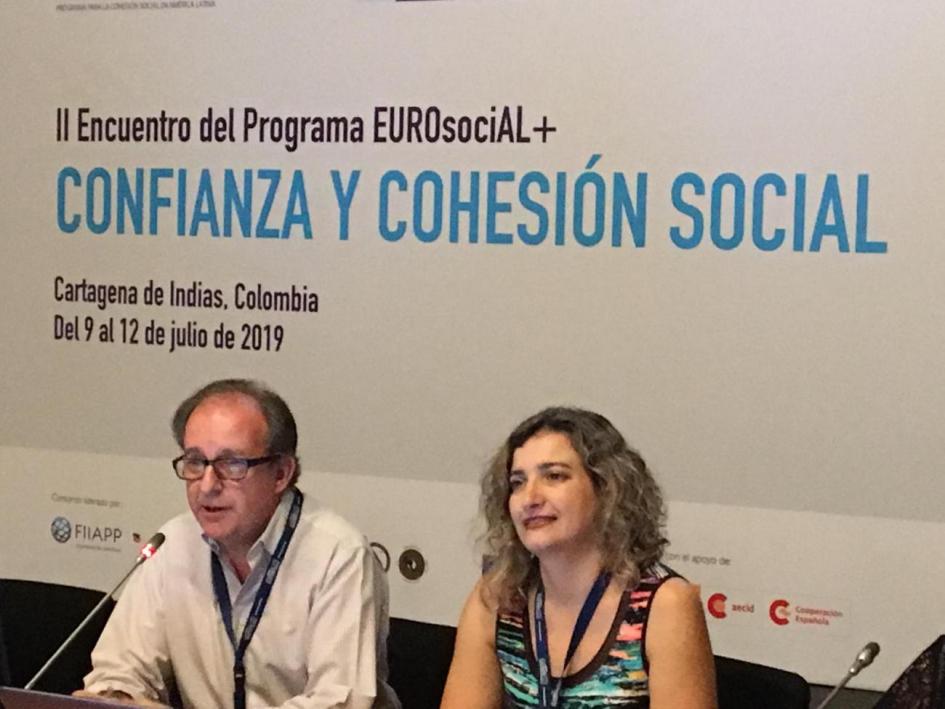 Sectorialista Leticia Benedet en el encuentro de Cartagena Leticia Benedet en el encuentro en Cartagena