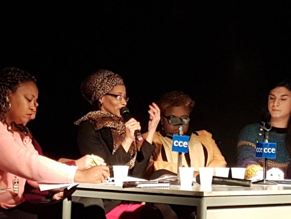 Seminario Quilombo mesa de apertura del espacio de debate y reflexión sobre equidad racial