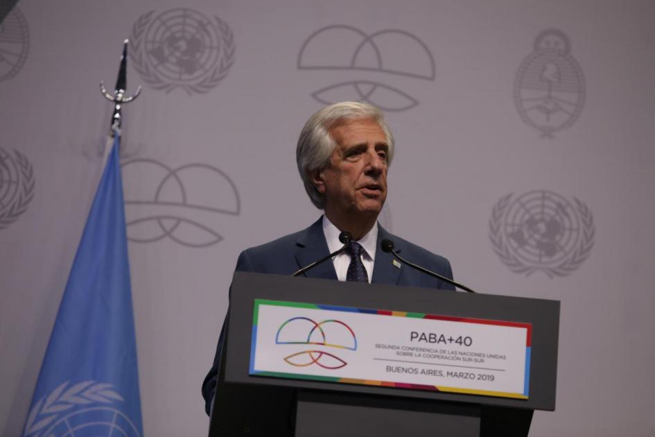 Presidente Vázquez en la segunda conferencia Naciones Unidas