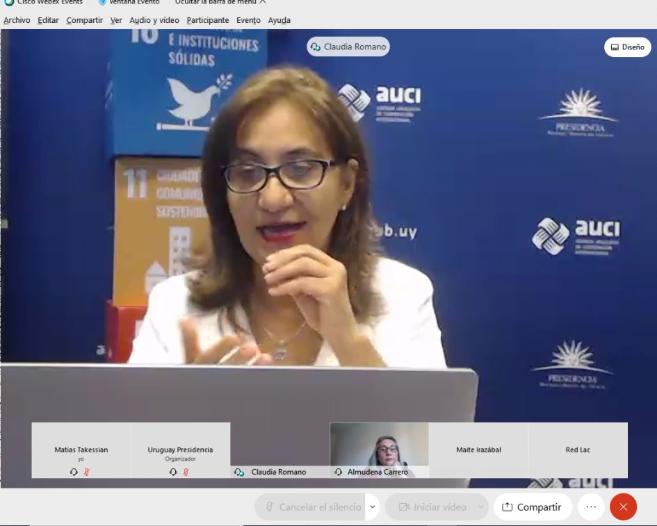 Claudia Romano, gerenta de AUCI Claudia Romano, gerenta de AUCI