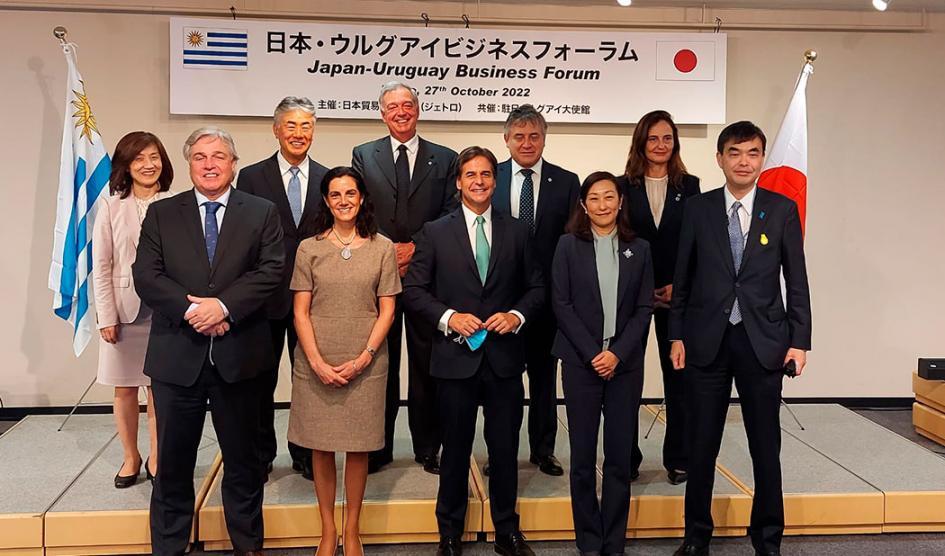 Autoridades de Japón y Uruguay Autoridades de Japón y Uruguay