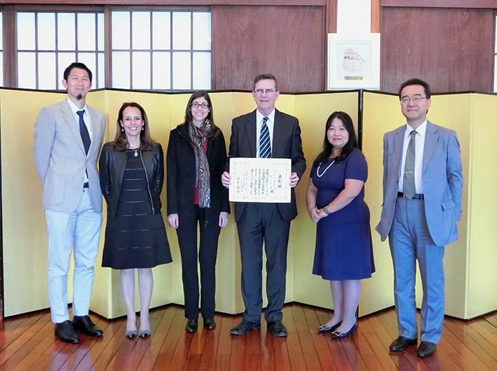 La Embajada de Japón reconoció al subdirector de la AUCI por su aporte a la cooperación entre ambos países La Embajada de Japón reconoció al subdirector de la AUCI por su aporte a la cooperación entre ambos países