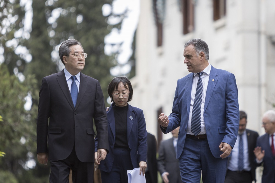 El presidente Orsi recibe a delegación de China encabezada por el vice primer ministro Ding Xuexiang