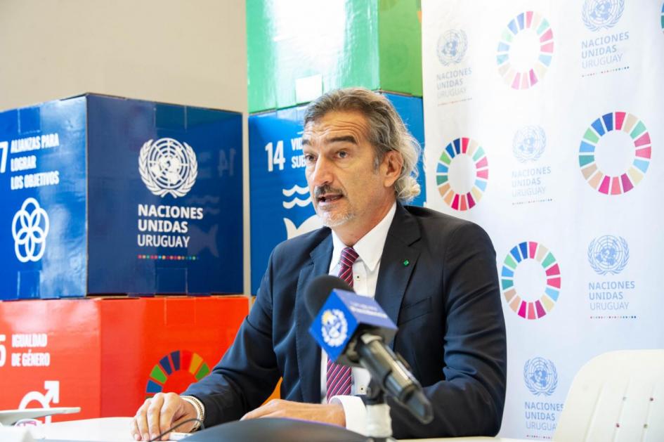 Pablo Ruiz Hiedra, representante en Uruguay del Programa de Naciones Unidas para el Desarrollo 