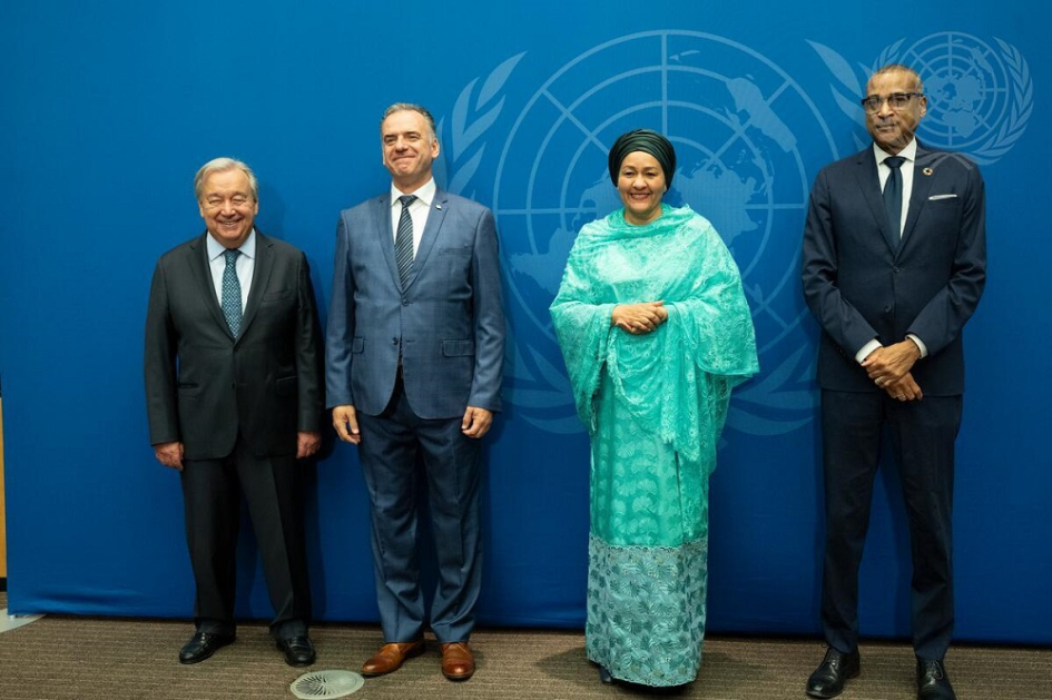 Presidente de la República, Yamandú Orsi, en la Asamblea General de la ONU