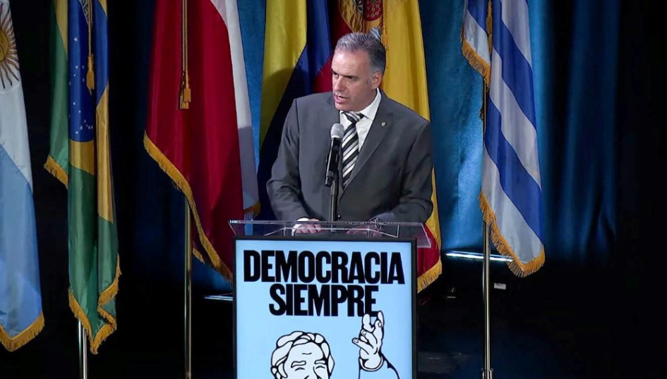 Presidente Orsi en homenaje al exmandatario José Mujica