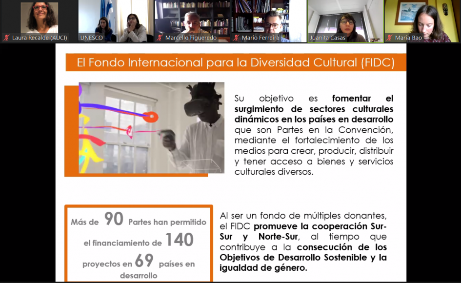 Taller Fondo Internacional para la Diversidad Cultural