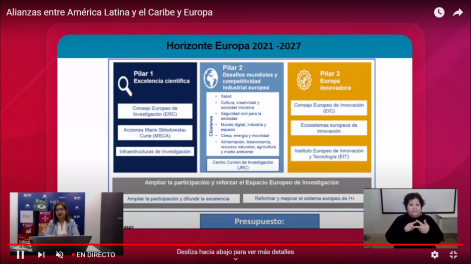 Presentación Progarma Horizonte Europa