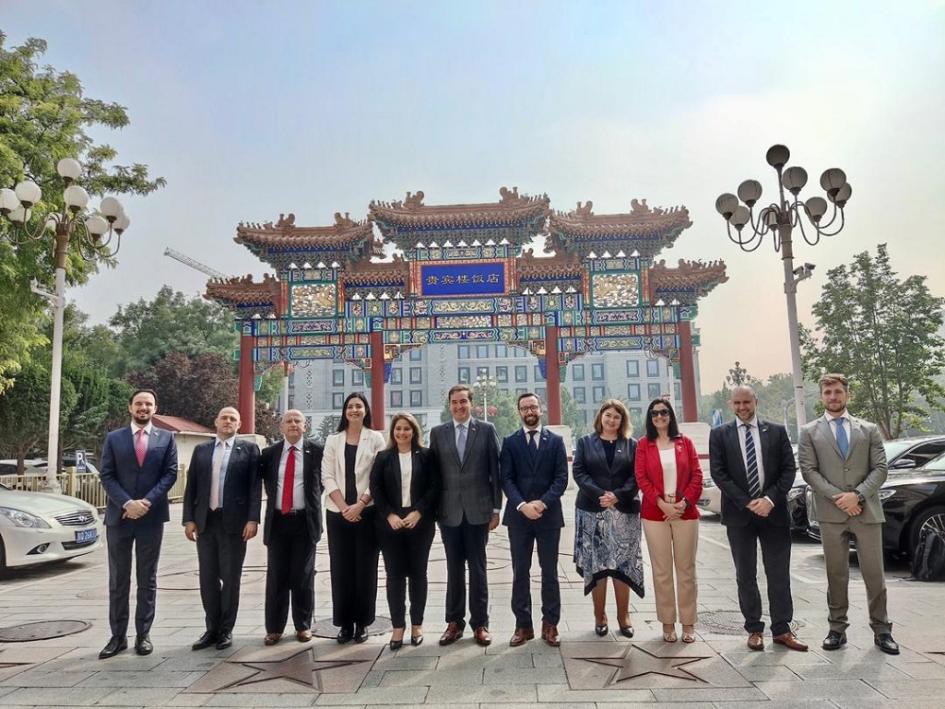 Autoridades de Uruguay en misión oficial en China. Autoridades de Uruguay en misión oficial en China.