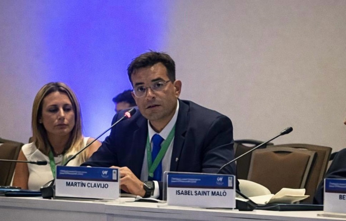 Director ejecutivo de AUCI, Martín Clavijo participó en taller sobre Gobernanza para el desarrollo.