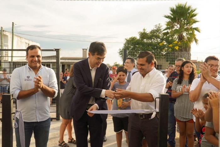 Inauguración del centro integral “Espacio Japón” en Río Branco. Fotos: Intendencia de Cerro Largo.