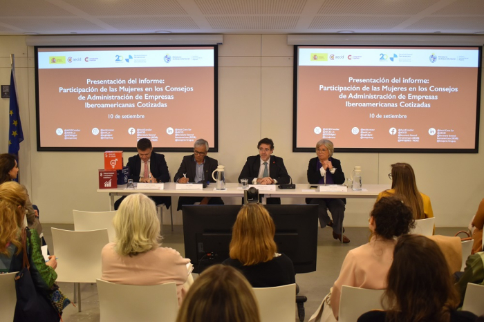 Participación de las mujeres en los consejos de administración de empresas iberoamericanas cotizadas