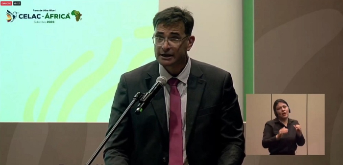 Director ejcutivo de AUCI, Martín Clavijo, en Foro de Alto Nivel Celac-África