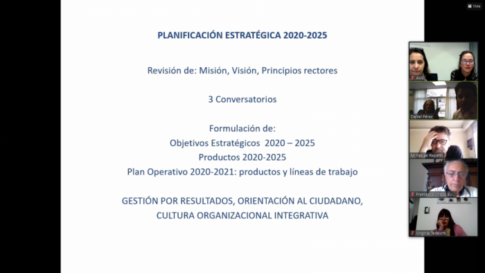 Reunión virtual de cierre de proyecto