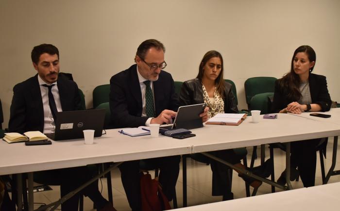Luis Cecchi y Federico Bonaglia - OCDE con integrantes de AUCI
