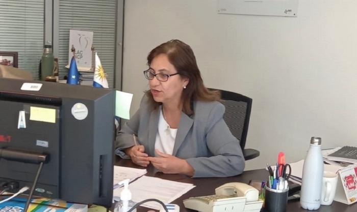 Gerenta de AUCI, Claudia Romano. Gerenta de AUCI, Claudia Romano.
