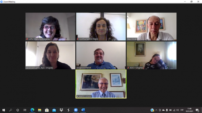Reunión de trabajo virtual
