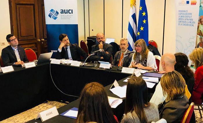 Se realizó en Uruguay la primera mesa de diálogo intersectorial en el marco de EUROsociAL+