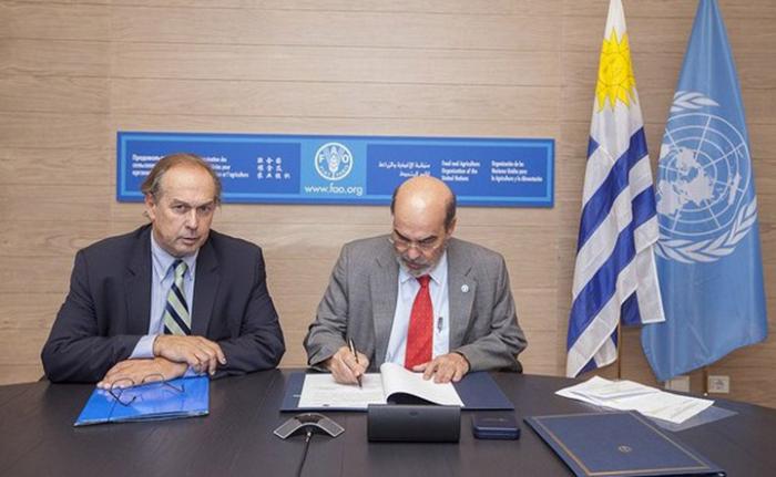 FAO y Uruguay firmaron Memorándum sobre Cooperación Sur-Sur y Triangular