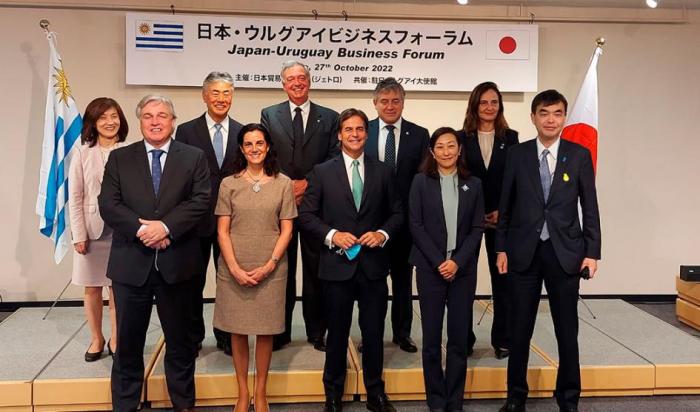 Autoridades de Japón y Uruguay Autoridades de Japón y Uruguay
