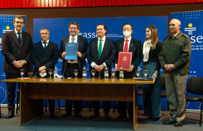 Acta de Firma de la cooperación. Foto: Comunicación Presidencial