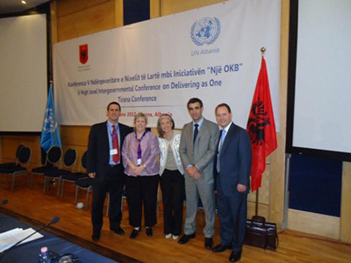Los consensos marcaron la Quinta Conferencia Intergubarnamental de Alto Nivel sobre Unidos en la Acción en Tirana, Alban