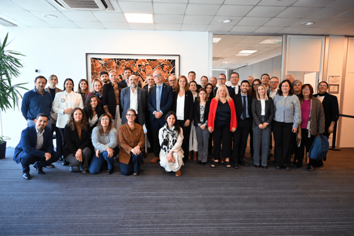 Encuentro Uruguay - Baviera en Torre Ejecutiva, Montevideo
