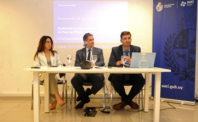 Presentación de informe del Programa de País del PNUD en Uruguay 2021 - 2025. Foto Presidencia.