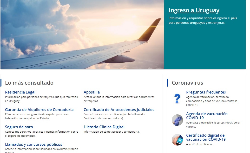captura de home gub.uy