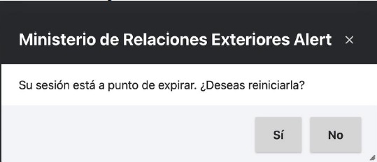 mensaje de cierre de sesión