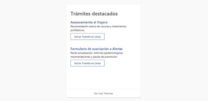 Listado de trámites Listado de trámites