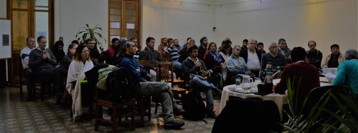 Inagen de reunion de la Comisión de Cuenca del río San Salvador 