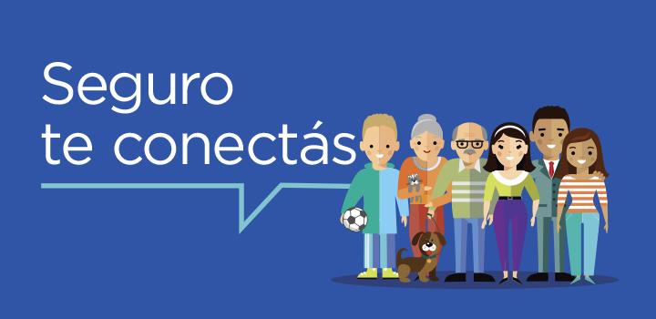 Personajes de Seguro te Conectás Personajes de Seguro te Conectás