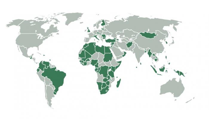 Mapa del ranking de ciberseguridad.