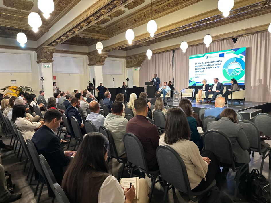 Gobiernos departamentales y Unión Europea fortalecen la agenda de economía circular en Uruguay Gobiernos departamentales y Unión Europea fortalecen la agenda de economía circular en Uruguay