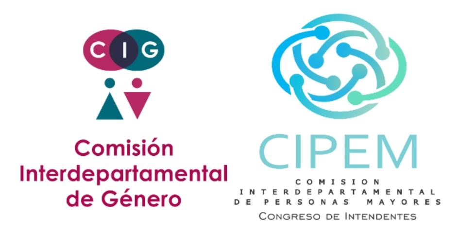 Comisiones de Género y de Personas Mayores cierran quinquenio con balance positivo y nuevos desafíos Logo Género y CIPEM