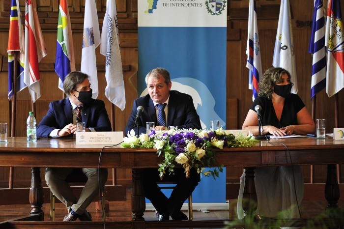 Guillermo López y el presidente de la República