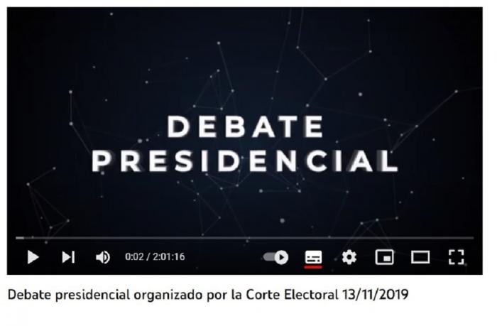 Debate presidencial (Youtube) Debate presidencial (Youtube)